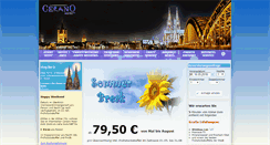 Desktop Screenshot of cerano-hotels.de