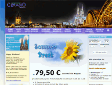 Tablet Screenshot of cerano-hotels.de